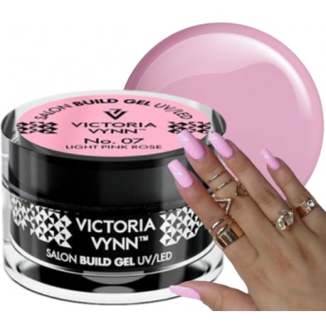 Victoria Vynn Build Gel UV/LED - Samopoziomujący żel budujący - 07 Light Pink Rose - 15ml