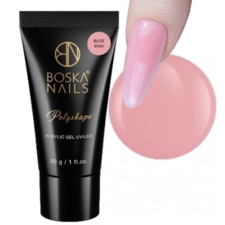 Boska Nails Acrylogel system - Polyshape - Akrylożel -  Soft Pink - 30g