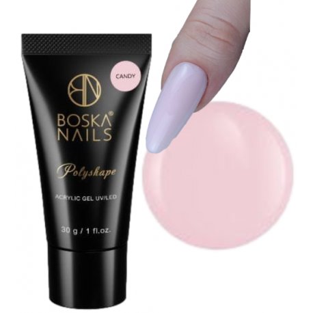 Boska Nails Acrylogel system - Polyshape - Akrylożel -  Candy Pink - 30g