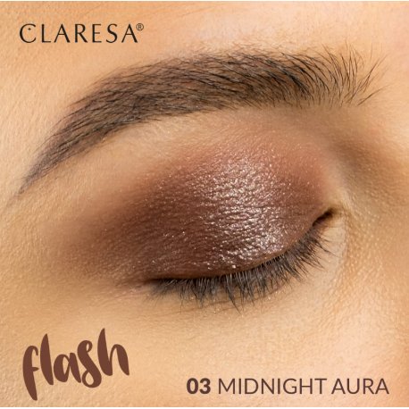 Claresa Flash Eyeshadow - Iskrzący cień do powiek - 03 Midnight Aura 3g