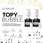 Claresa Bubble top Black Mat no wipe - Matowy top z czarnymi kropkami bez przemywania - 5g