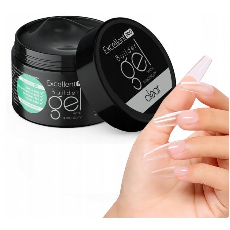 Excellent Pro Builder Gel with Thixothropy - Budujący żel z tiksotropią Clear 15 g