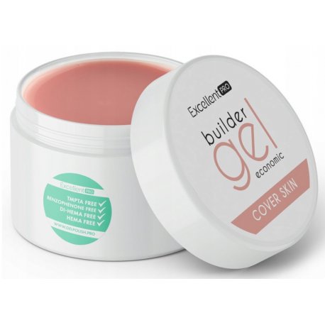 Excellent Pro Builder Gel Economic - Budujący żel do paznokci Cover Skin 50 g