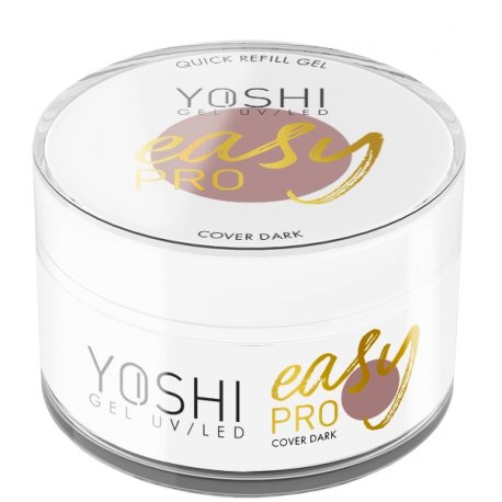 Yoshi Easy PRO Gel UV/LED - Żel Budujący - Cover Dark- 15ml