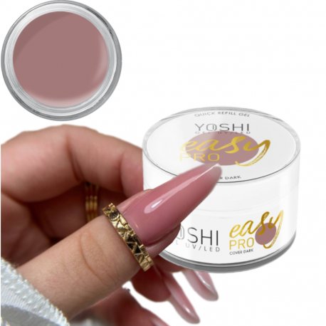 Yoshi Easy PRO Gel UV/LED - Żel Budujący - Cover Dark- 15ml