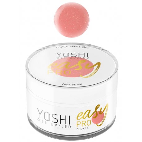 Yoshi Easy PRO Gel UV/LED - Żel Budujący - Pink Blink- 15ml