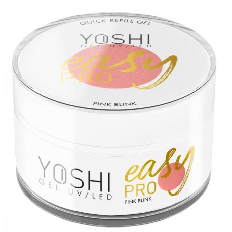 Yoshi Easy PRO Gel UV/LED - Żel Budujący - Pink Blink- 15ml