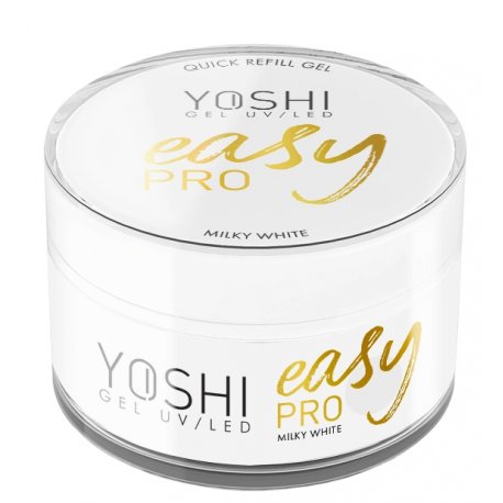 Yoshi Easy PRO Gel UV/LED - Żel Budujący - Milky White - 15ml