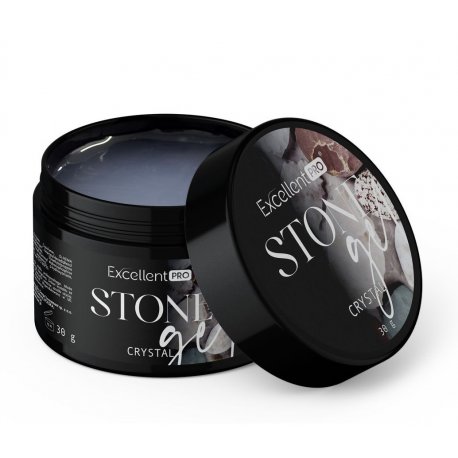 Excellent Pro Stone Gel - Twardy żel budujący akrylożel Crystal 30 g