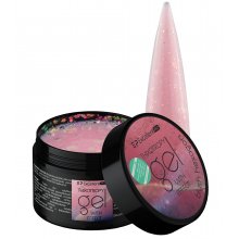 Excellent Pro Thixothropy with effect Gel - Brokatowy żel z tiksotropią Blush Hexagon 15 g