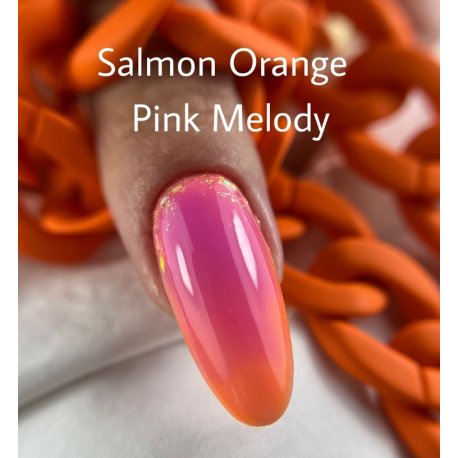 Excellent Pro Builder Color with Thixothropy - Kolorowy żel z tiksotropią Salmon Orange 15 g