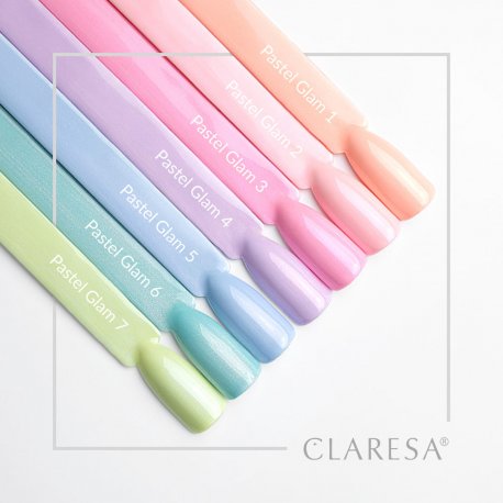 Claresa lakier hybrydowy UV/LED Pastel Glam 1 5 ml