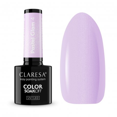 Claresa lakier hybrydowy UV/LED Pastel Glam 4 5 ml