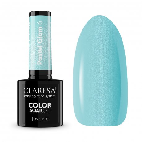 Claresa lakier hybrydowy UV/LED Pastel Glam 6 5 ml