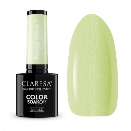 Claresa lakier hybrydowy UV/LED Pastel Glam 7 5 ml