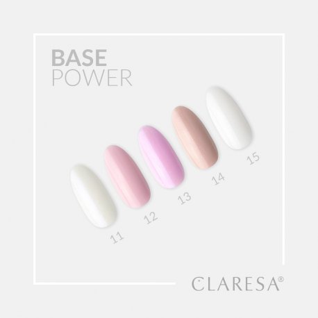 Claresa Power Base - bezkwasowa baza samopoziomująca 11 efekt lipgloss nails