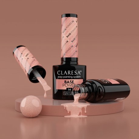 Claresa Power Base 14 - bezkwasowa baza samopoziomująca z efektem lipgloss 5 g