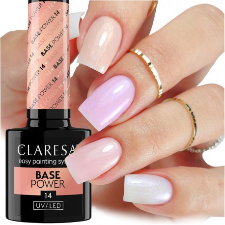 Claresa Power Base 14 - bezkwasowa baza samopoziomująca z efektem lipgloss 5 g