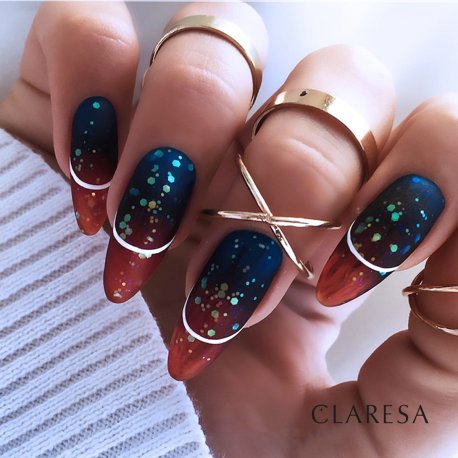 Claresa lakier hybrydowy UV/LED Glitter 2 (brokatowy) 5 g