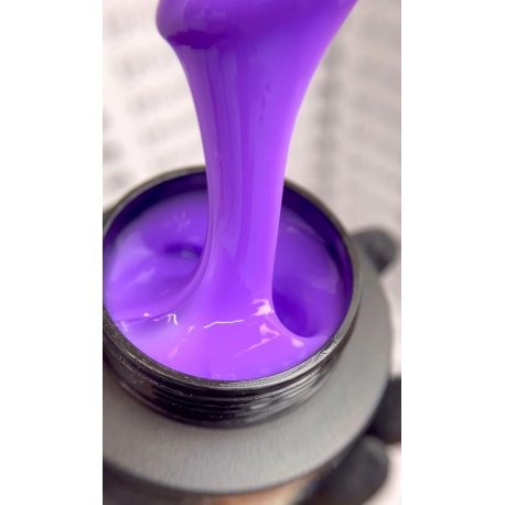 Excellent Pro Builder Color with Thixothropy - Neonowy żel z tiksotropią Disco Violet 15 g