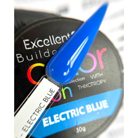 Excellent Pro Builder Color with Thixothropy - Neonowy żel z tiksotropią Electric Blue 15 g