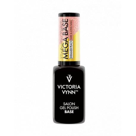 Victoria Vynn Mega Base - Budująca baza hybrydowa - Shimmer Peach 8 ml