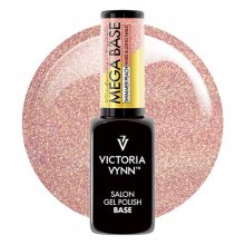 Victoria Vynn Mega Base - Budująca baza hybrydowa - Shimmer Peach 8 ml