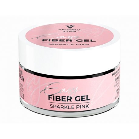 Victoria Vynn Easy Fiber Gel - Żel budujący z mikrowłóknem - Sparkle Pink 15 ml