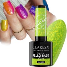 Claresa Rainbow Jello Base - Lime - bezkwasowa baza hybrydowa 5 ml
