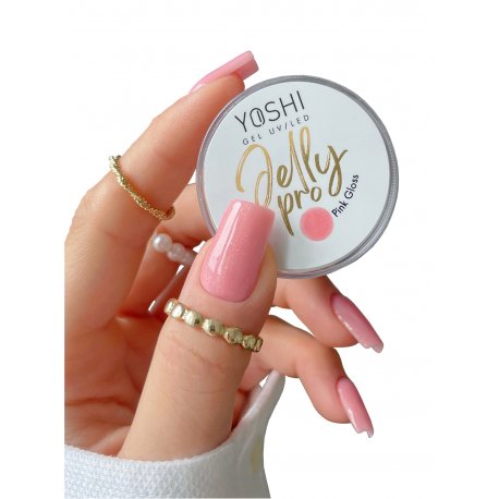 Yoshi Jelly PRO Gel UV/LED - Żel Budujący - Pink Gloss 15 ml