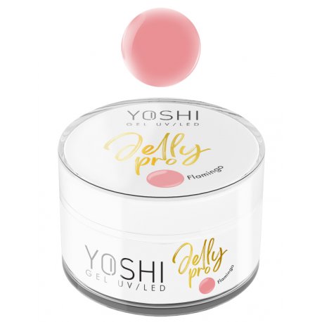 Yoshi Jelly PRO Gel UV/LED - Żel Budujący - Flamingo 15 ml