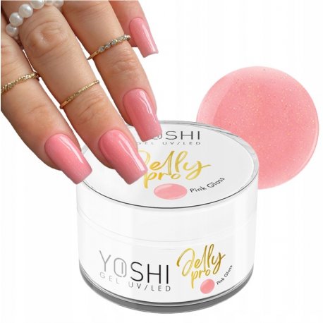 Yoshi Jelly PRO Gel UV/LED - Żel Budujący - Pink Gloss 15 ml