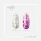 Claresa Mega Star Art Gel - Silver Flicker - brokatowy żel do zdobień 10 g