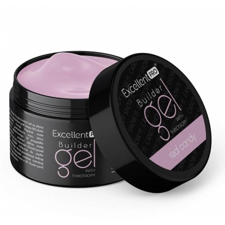 Excellent Pro Builder Gel with Thixothropy - Real Candy - Budujący żel z tiksotropią 50 g