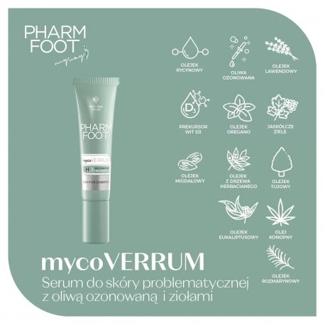 Pharm Foot mycoVERRUM - ziołowe serum do skóry problematycznej 15 ml