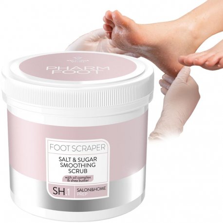 Pharm Foot Foot Scraper - Wygładzający peeling do stóp z olejkami 800 g