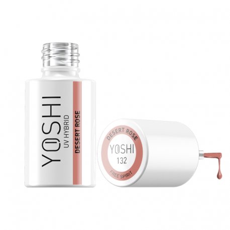 Yoshi Free Spirit 132 Desert Rose - Lakier hybrydowy 6 ml