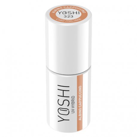 Yoshi Ciao Italiani 323 Albino Cappuccino - Lakier hybrydowy 6 ml