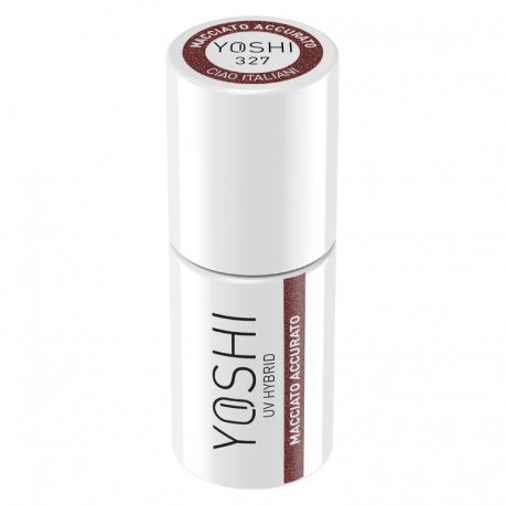 Yoshi Ciao Italiani 327 Macciato Accurato - Lakier hybrydowy 6 ml