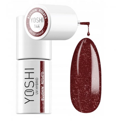 Yoshi Sip Sip Hooray 144 Blushing Rosato - Lakier hybrydowy 6 ml