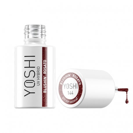 Yoshi Sip Sip Hooray 144 Blushing Rosato - Lakier hybrydowy 6 ml