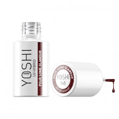 Yoshi Sip Sip Hooray 145 Pour Some Glamour - Lakier hybrydowy 6 ml