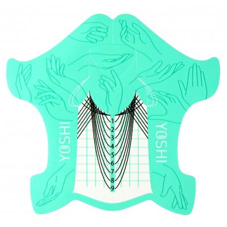 Yoshi formy szablony do przedłużania paznokci 100 szt.