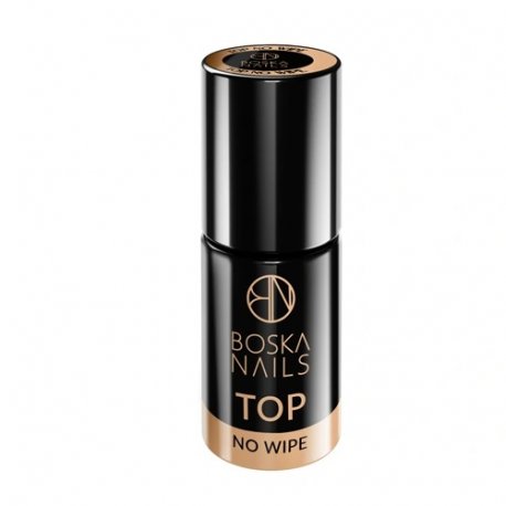 Boska Nails Top No Wipe - Top hybrydowy do paznokci bez przemywania 6 ml