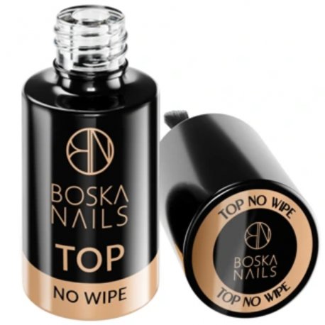 Boska Nails Top No Wipe - Top hybrydowy do paznokci bez przemywania 6 ml