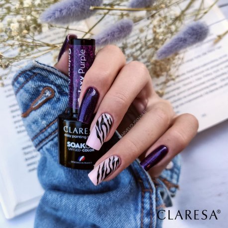 Claresa Galaxy Purple lakier hybrydowy 5 ml