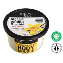 Organic Shop Eko mus do ciała - Organiczna Wanilia i Orchidea 250 ml