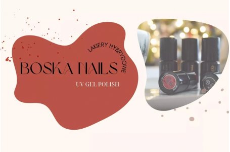 Profesjonalne i niedrogie lakiery hybrydowe Boska Nails