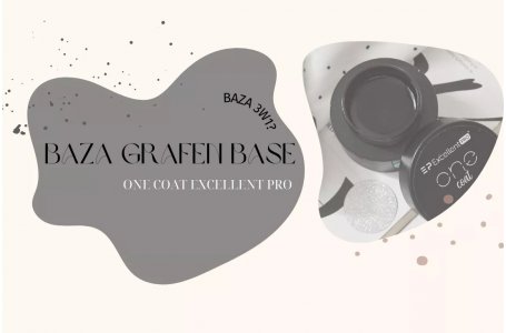 Jedna baza do manicure hybrydowego i żelowego? One Coat Grafen Base!