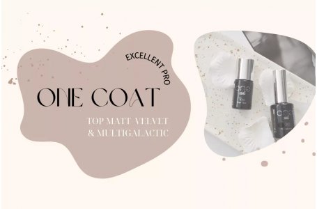 One Coat Top Matt Velvet i Multigalactic Excellent PRO